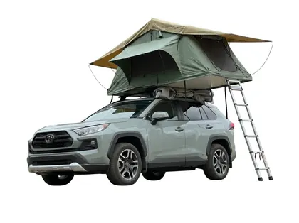 Toyota RAV4 with Thule rooftop tent