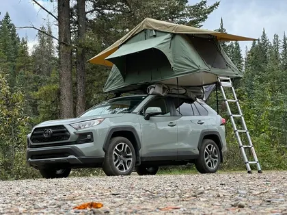 Toyota RAV4 camp-ready setup