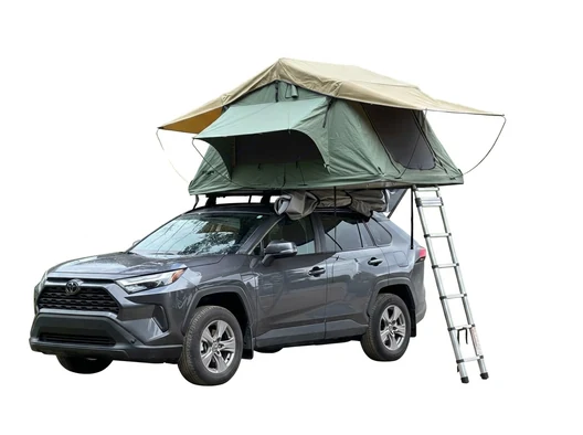 2023 Toyota RAV4 XLE with rooftop tent